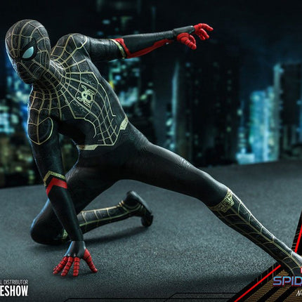 Spider-Man: No Way Home Movie Masterpiece Figurka 1/6 Spider-Man (czarno-złoty garnitur) 30 cm